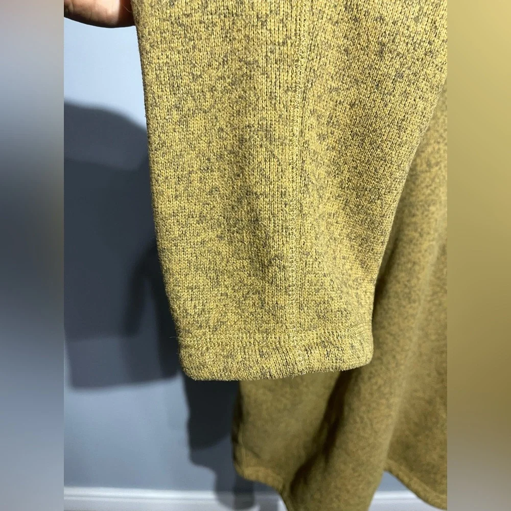 The North‎ Face Mustard Yellow Half-Zip Fleece